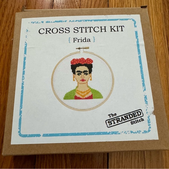 NWT The Stranded Stitch Frida cross stitch kit artist embroidery creativity - Picture 1 of 8